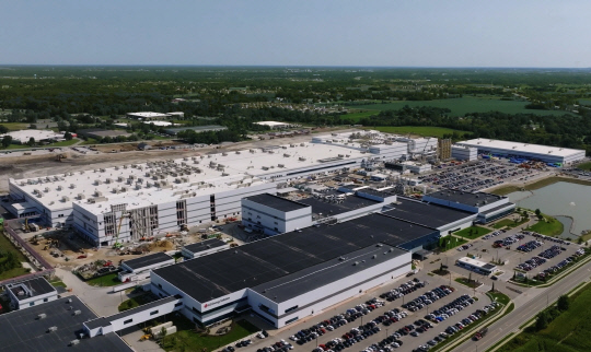 LG에너지솔루션 미시간공장. LG에너지솔루션 제공.